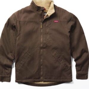 Wolverine Brown Sherpa-Lined Jacket